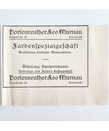 1940 Portenreuther Special Paint Store Advertisement Murnau Germany Impo... - $363.77 MXN