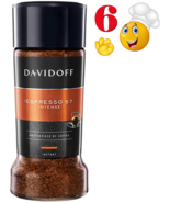 6 PACK - DAVIDOFF ESPRESSO 57 INTENSE 100gr Instant Coffee in Glass - $69.29