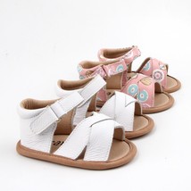 Hook &amp; Loop Toddler Sandals Starbie Baby Sandals Baby shoes Baby Leather... - $286.11 MXN