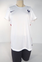 Nike Dri Fit White FFF French Football Federation Soccer Jersey Womans NWT - £97.42 GBP