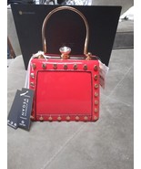 LA TERRE Red Patent Faux Leather Bag w/Detachable Crossbody Strap NWT - $39.60