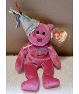 TY Beanie Baby January Teddy Birthday Bear 8&quot; 2002 Mint Tag Stuffed Anim... - £6.40 GBP