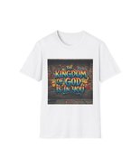 Unisex T-Shirt w/ Graffiti 'The Kingdom of God is in You' Affirmation Design - $29.99