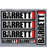 6 Barrett Firearms Vinyl Decals - High Quality - U.S. Seller - Style 001 - $122.40 MXN