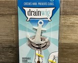 DrainWig Bathtub Drain 2-Pack Never Clean a Clogged Drain Again Hair Str... - $12.50