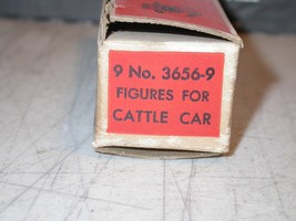 Postwar Lionel O 3656-9 9 Figures for 3656 Cattle Car with Original Box 3656-34 - £19.61 GBP