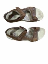 Earth Spirit Gelron Women Sz 8.5 Sandals Brown Leather Adjustable Strap. - £20.40 GBP
