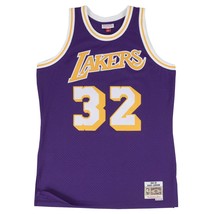 Magique Johnson Los Angeles Lakers 1984-85 Violet Mitchell &amp; Ness Jersey - £131.80 GBP