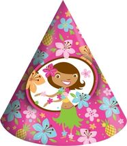Pink Luau Fun Hats - Birthday Party Supplies - $2.84