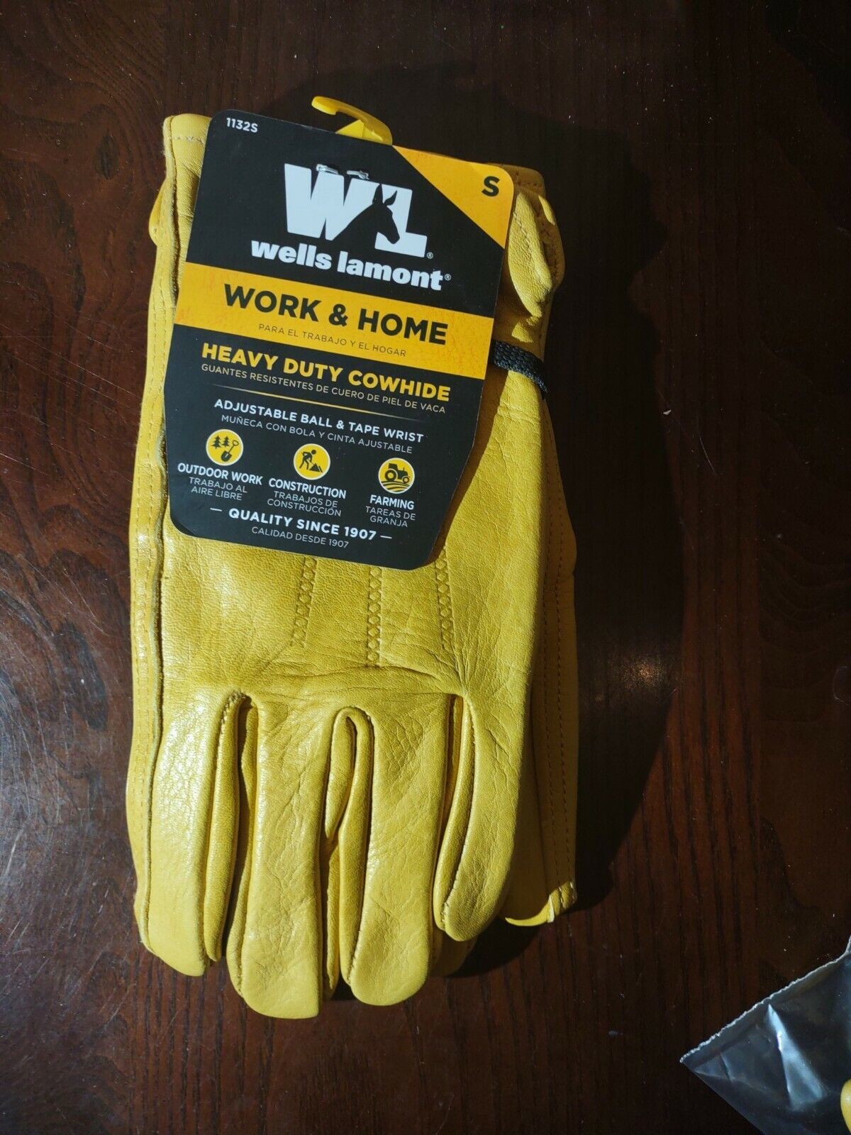 Wells Lamont Work &amp; Home heavy Duty Cowhide Gloves Size Small - $49.38