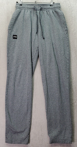 Under armour Sweatpants Mens Small Gray Activewear Logo Elastic Waist Dr... - $18.46