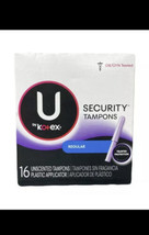 U by Kotex Security Tampons Regular Unscented - 16 Count - £29.07 GBP