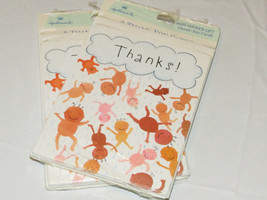 Hallmark 2 packs of 8 Thank you Baby Shower Gift &quot;Thanks&quot; Cards baby cards# - £6.08 GBP