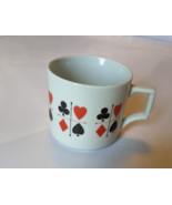 Playing Card Suit Mug   Clubs Diamonds Spades Hearts - £7.92 GBP