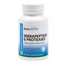 Dynamic Enzymes Serra Activ Serrapeptase &amp; Proteases Systemic Enzymes, 6... - £17.81 GBP