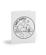 Printable Greeting Cards - Personalized, 4.25&quot; x 5.5&quot;, Matte Finish, Whi... - £25.76 GBP+