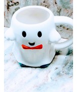 NEW Mini Halloween Ghost Figural Coffee Mug Stoneware Hyde &amp; Eek 2022 - $22.92 CAD