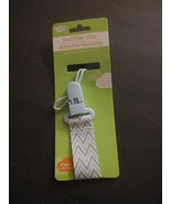 Pacifier Clip blue chevrons - $7.80