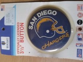 90s San Diego Chargers 3 1/2 in Button Wincraft - £7.85 GBP