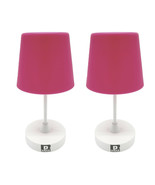 Roane LED Rechargeable Wireless Table Lamp for Indoor and Outdoor - Pink... - £31.45 GBP