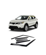 Rain Guards for Nissan Rogue Sport 2017-2022 (6PCs) Smoke Tinted Tape-On... - $133.55