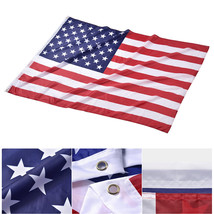 4x6 Ft US Flag Polyester Fabric Fade Resistance Bright Decoration Outdoo... - £28.32 GBP