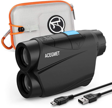 ACEGMET Golf Rangefinder, USB Charging Range Finder Golfing, 650 Yards G... - $84.48