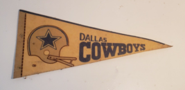 Vintage mini pennant Dallas Cowboys 9" x 4" - $3.99