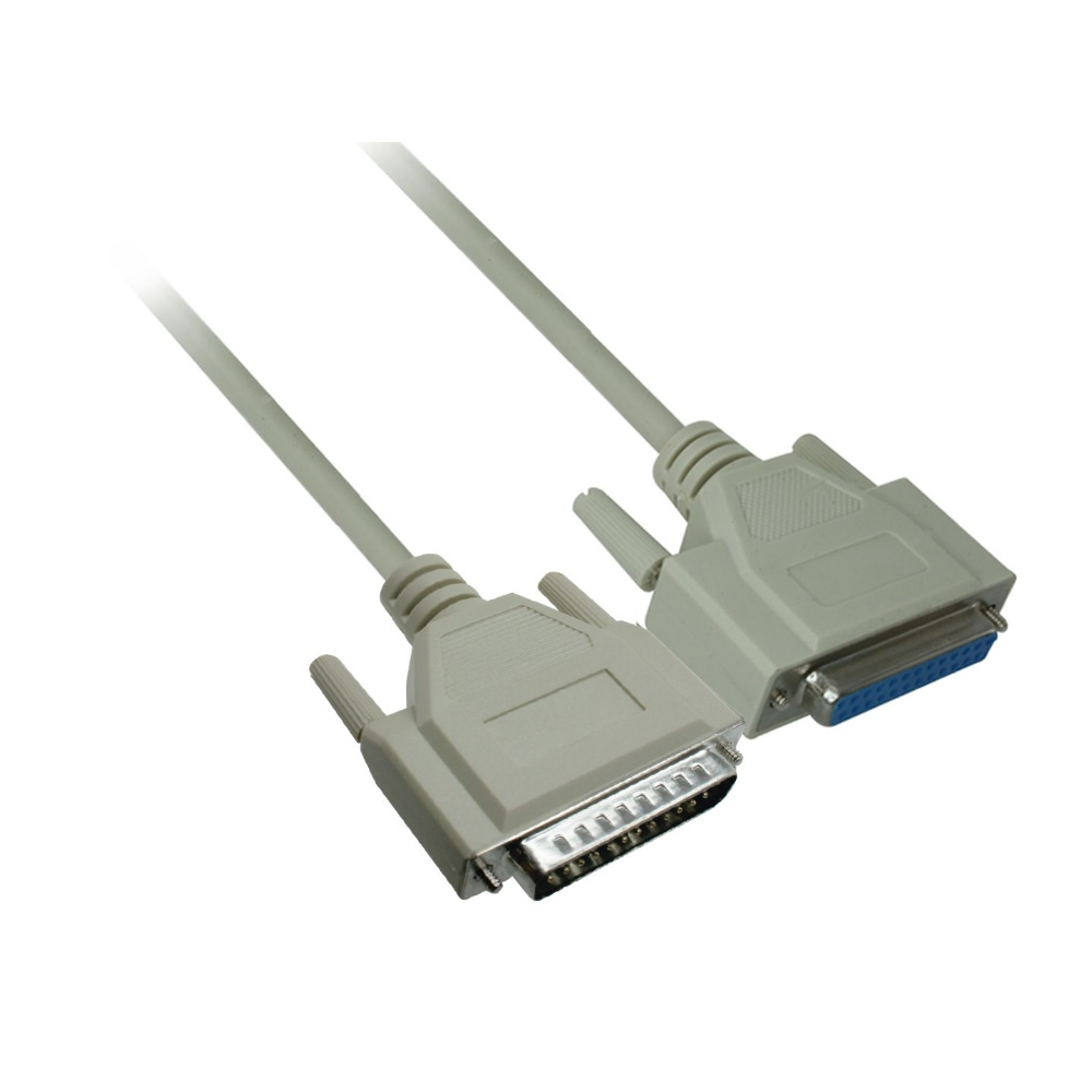  RS-232 Serial Extension Cable DB25 Male to Female   Universal - 6ft Shi... - $12.94