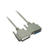 RS-232 Serial Extension Cable DB25 Male to Female   Universal - 6ft Ship... - $227.74 MXN