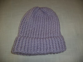 Purple Handmade Winter Cap - $190.36 MXN