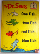 Randomhouse Beginner Books &quot;One Fish, Two Fish, Red Fish Blue Fish&quot; 1960... - £3.89 GBP