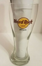 Hard Rock Cafe Atlanta Pilsner Beer Glass Souvenir Collectible  - $14.55
