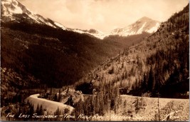 The Last Switchback Trail Ridge Road Wester Side Real Photo Postcard PC160 - £11.98 GBP