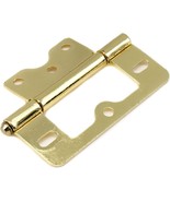 6Pk 3&quot; Non-Mortise Bi-Fold Hinges Cabinet Closet Door Hardware Polished ... - £22.38 GBP