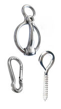 Stainless Steel Magnetic Horse Humane Training Trailer Equipment Tie Rin... - $19.30