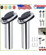 Versatile Marine Flush Rod Holder Set - Stainless Steel with Gasket Prot... - $75.52 CAD