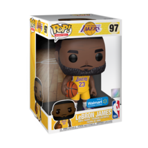 NBA - Lebron James Lakers (Yellow Jersey) 10&quot; Funko Pop! Vinyl Figure - £38.86 GBP