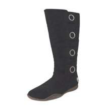 Timberland Sierra Vista Tall 14 IN Womens Boots SZ 7.5 Black Fashion 55353 Vntg - £66.68 GBP
