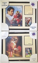 Jerry Rice &amp; Steve Young SF 49ers Framed Lithograph Art Print Set Of 2 N... - $39.95