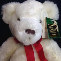 Kellytoy Classic Impressions Plush White Cuddle Bear 19&quot; Stuffed Animal Teddy - £46.89 GBP