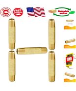 1/8&quot; NPT Male Brass Pipe Nipple Extender, 1-1/2&quot; Length, 1200psi Pack of 5 - $280.49 MXN