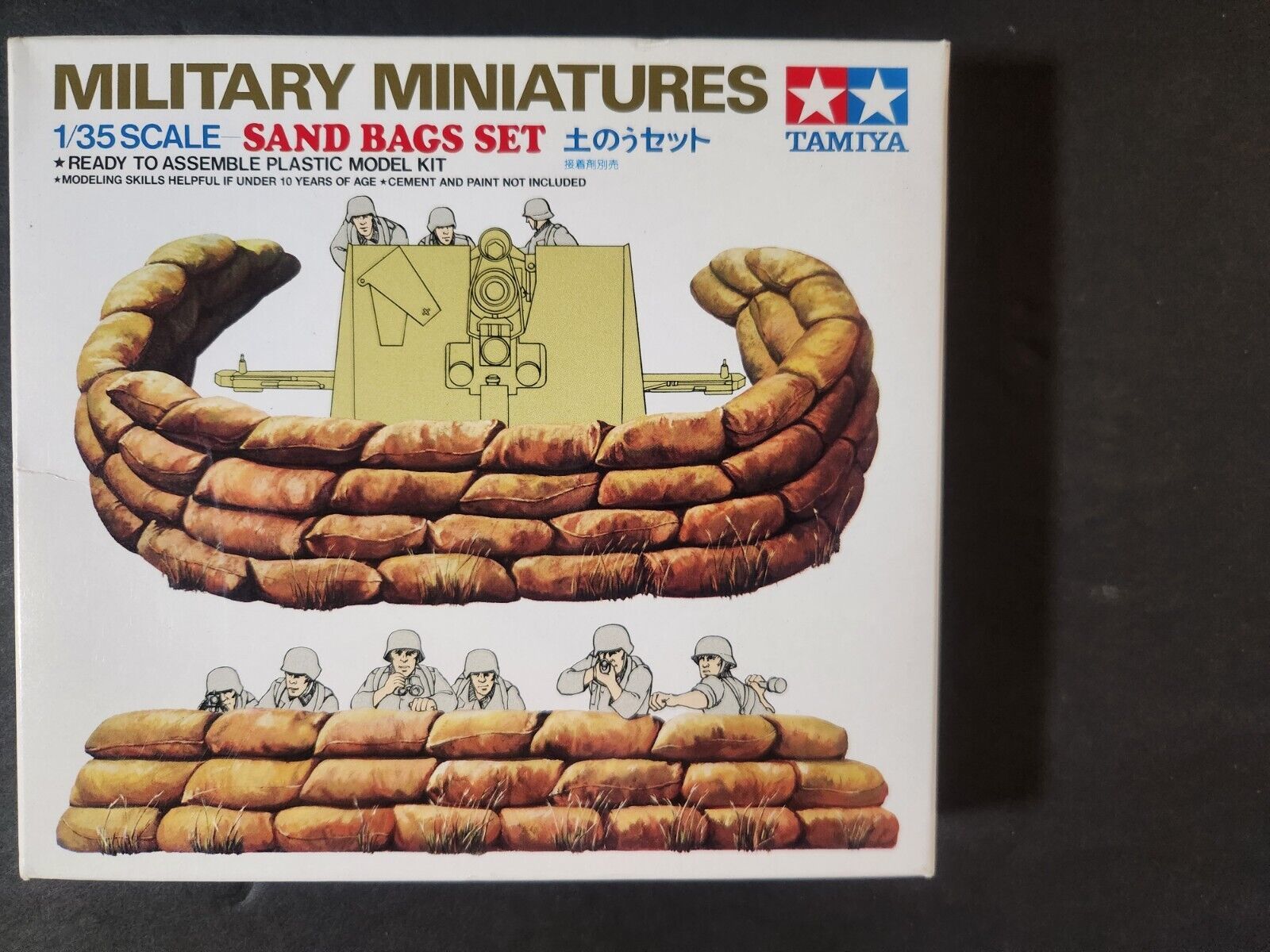 TAMIYA MILITARY MINIATURES  SAND BAGS SET  1:35 NEW SEALED PARTS OPEN BO... - $13.55