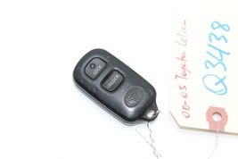 00-05 TOYOTA CELICA KEY FOB Q3438 image 6