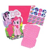My Little Pony Birthday Invitations with Envelopes &amp; Stickers Party Favo... - €5,14 EUR