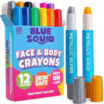 Face Paint Crayons - 12 Vibrant Colors Twistable &amp; Washable Face Paint S... - $19.10