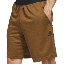 Adidas Mens Axis Knit 3.0 Performance Athletic Shorts Bronze Brown M - £15.19 GBP