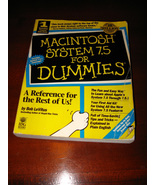 Copyright 1994 Macintosh System 7.5 for Dummies Softcover - £4.71 GBP