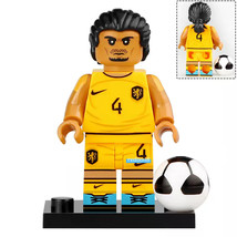 Virgil van Dijk Dutch Professional Footballer Lego Compatible Minifigure Bricks - £2.36 GBP