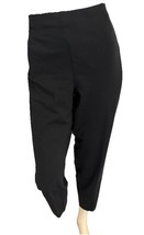 J.Jill Women&#39;s Ponte Slim Leg Slacks Ankle Black 1X - $351.08 MXN